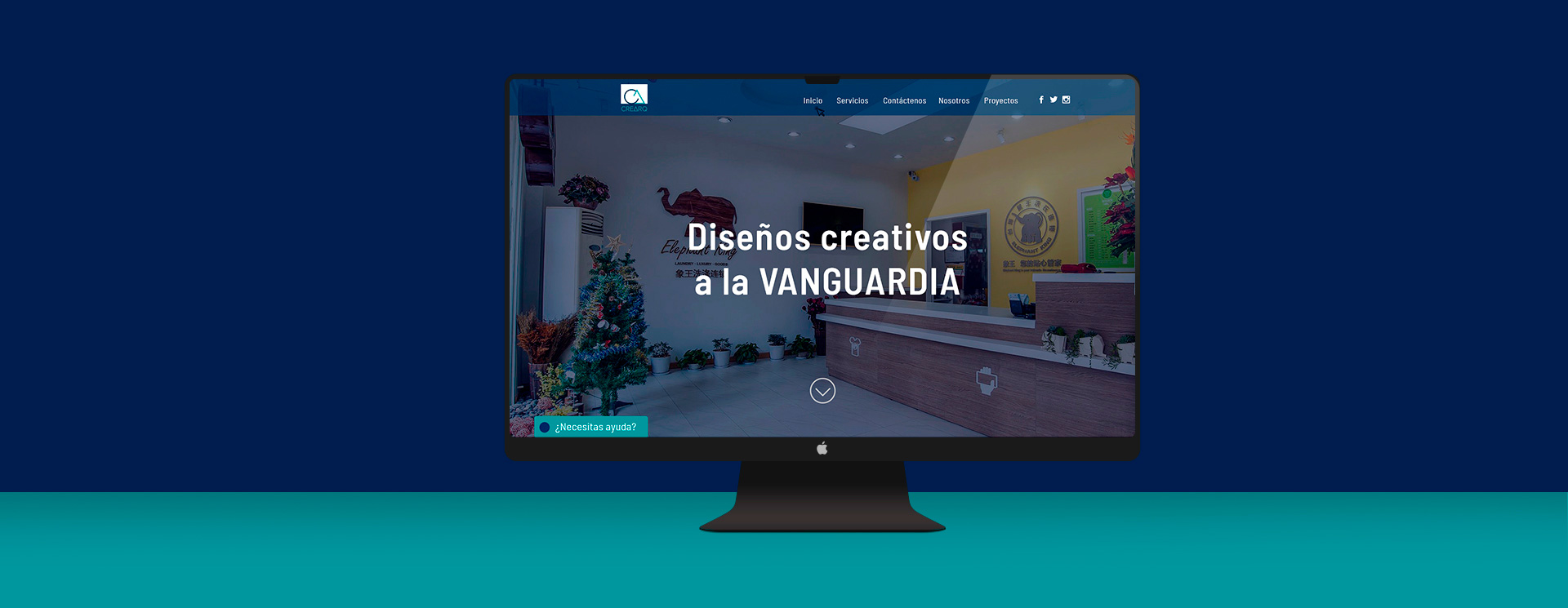 Diseño y desarrollo web de Crearq
